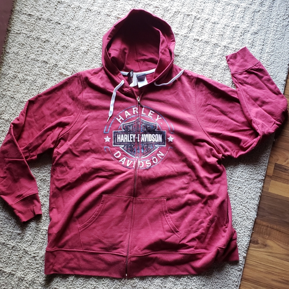 NWT women's Harley Davidson zip up hoodie